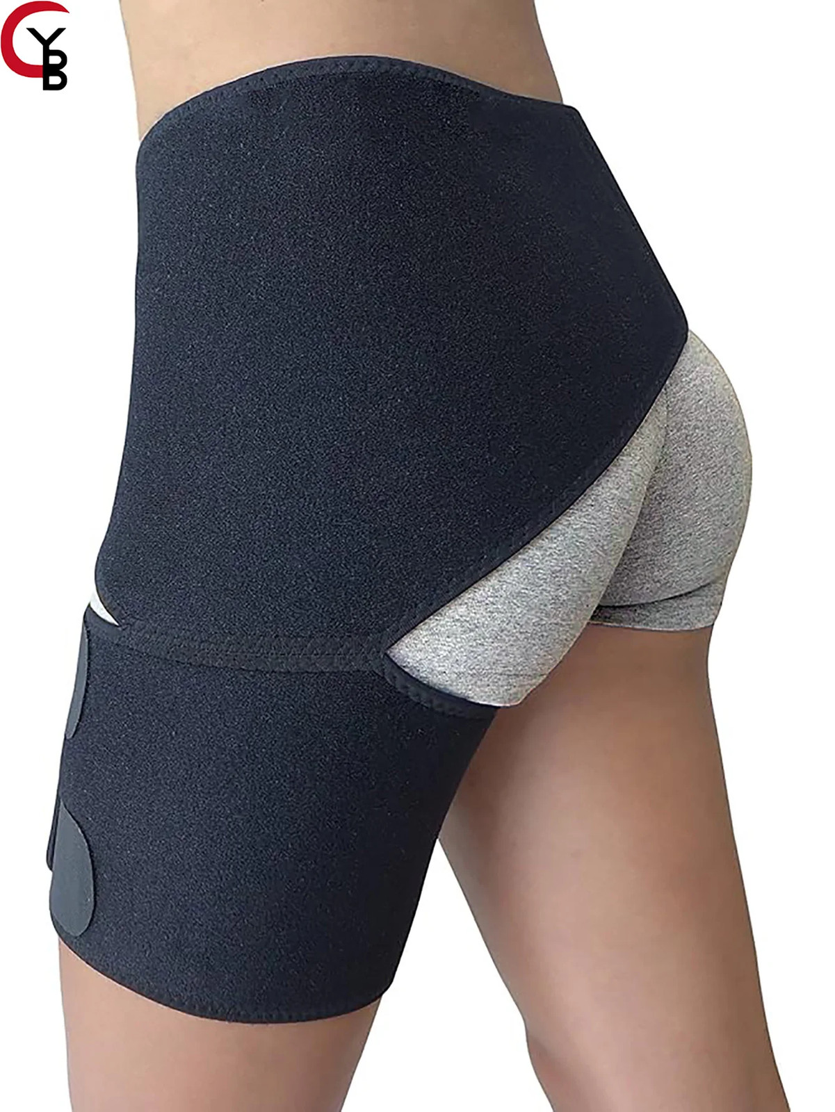 Hip Brace for Sciatica Nerve,Compression Support Wrap - Pulled Thigh,Hi