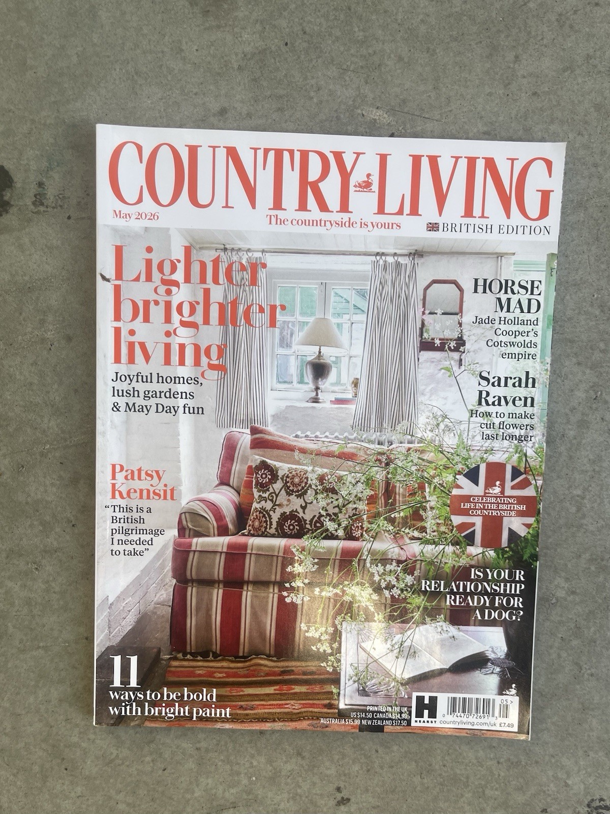 Country Living British Edition May 2026 Magazine Home Decor