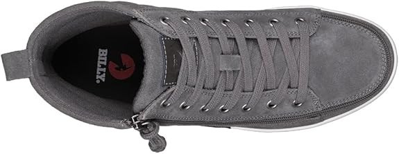 NEW Billy Footwear Men Ten9 Adaptive Hi-Top Gray Suede Sneaker Size 10.5 M KF281