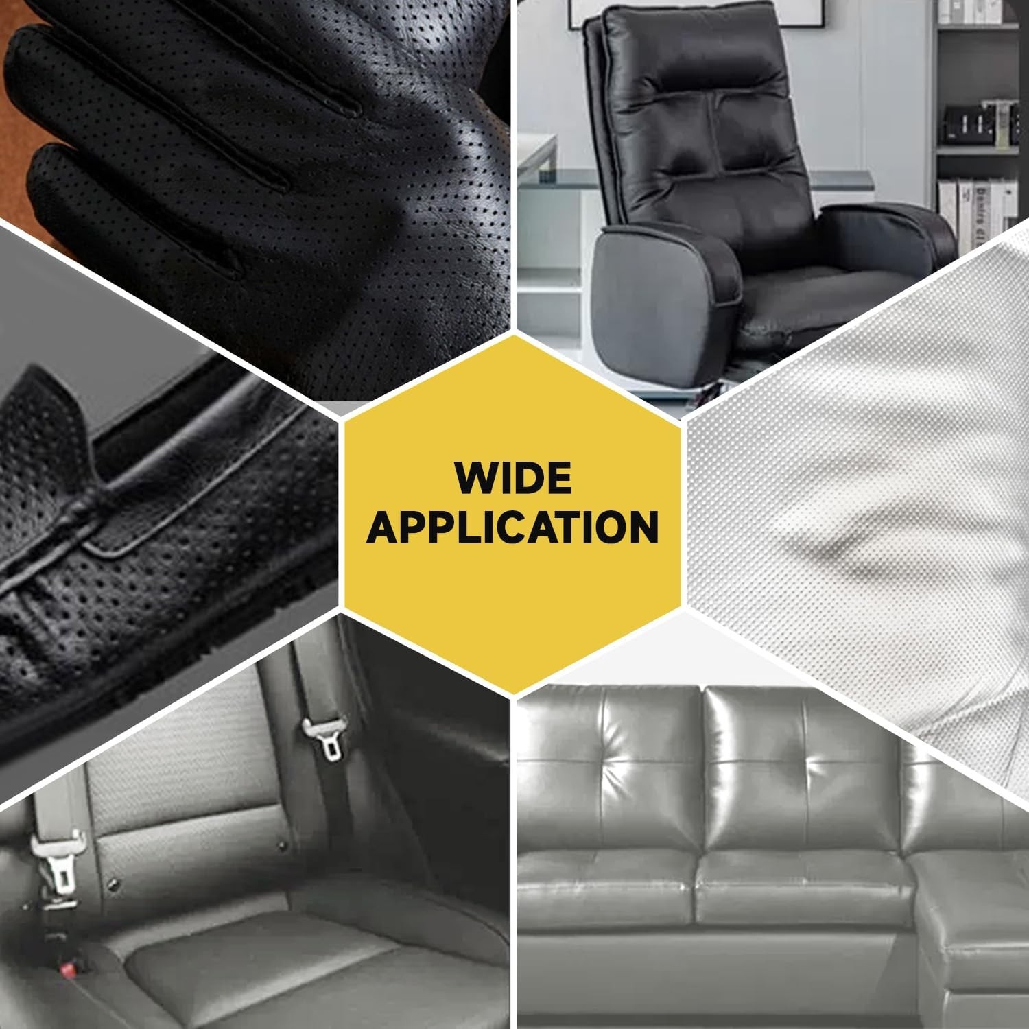 Self Adhesive Leather Repair Patch Breathable DIY Repair Patches for Furniture
