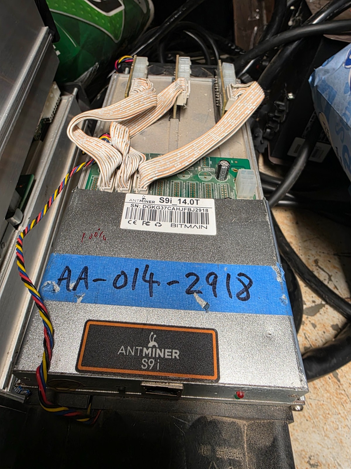 Bitmain Antminer S9 (14TH) Miner With bitmain PS Braiins