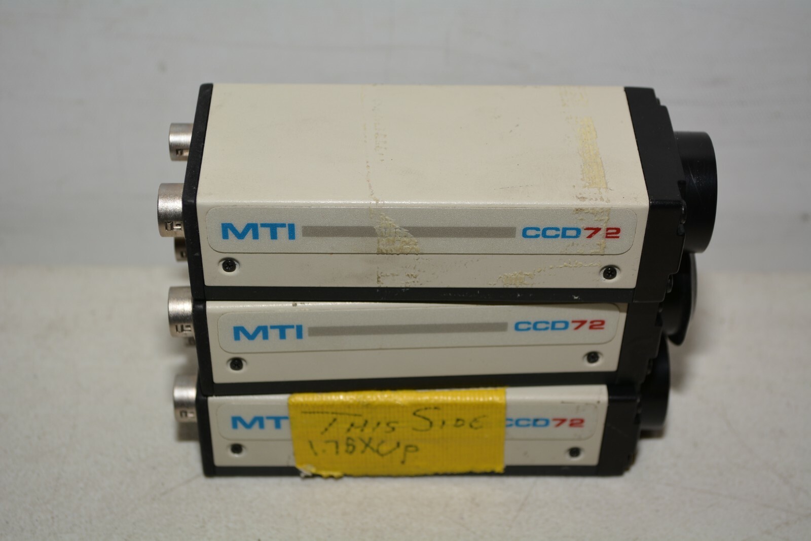 Lot 3x Dage MTI CCD-72 CCD Digital Cameras