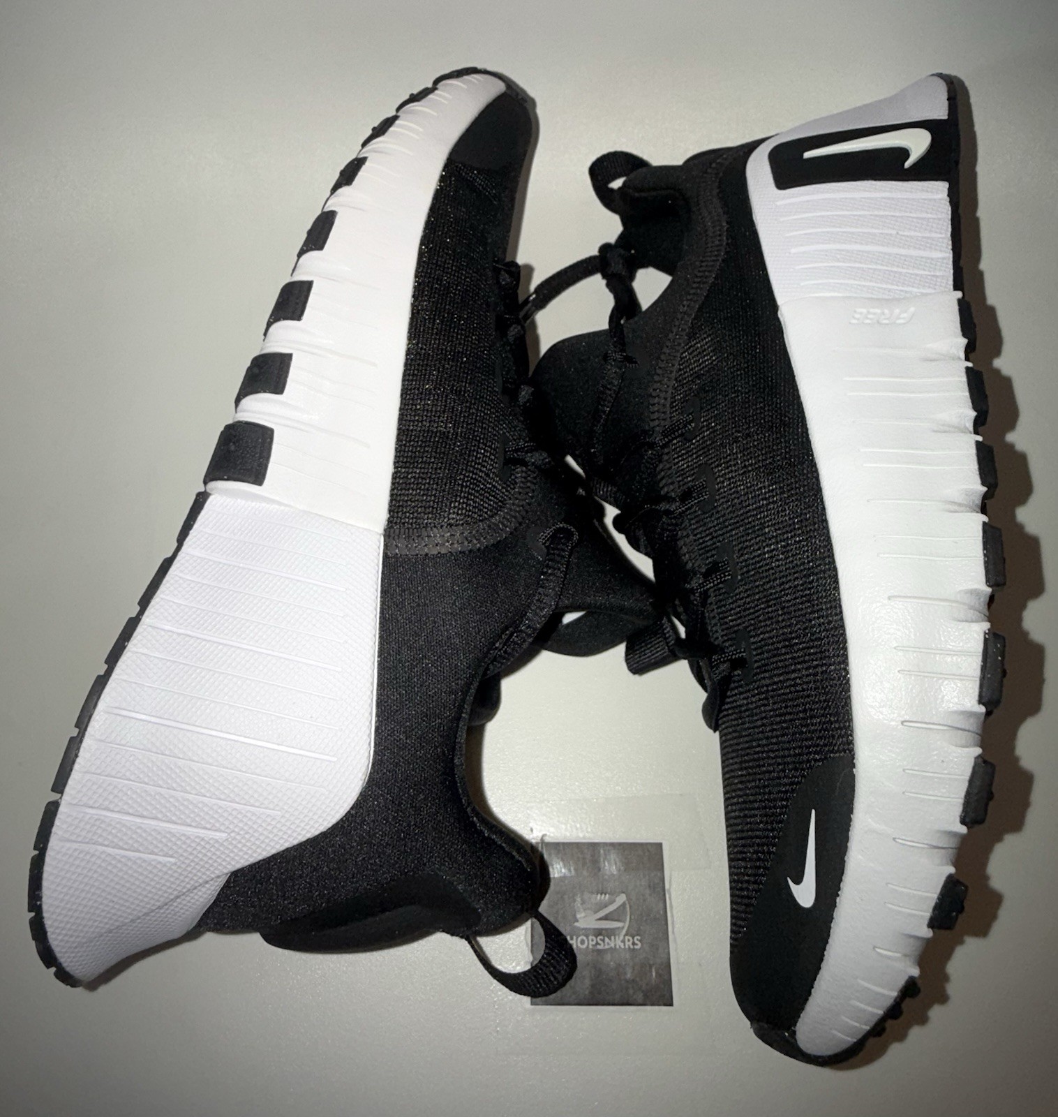 Nike W Free Metcon 6 Black/White Gym Trainers FJ7126-001 Women's US Sizes 6 ~ 10