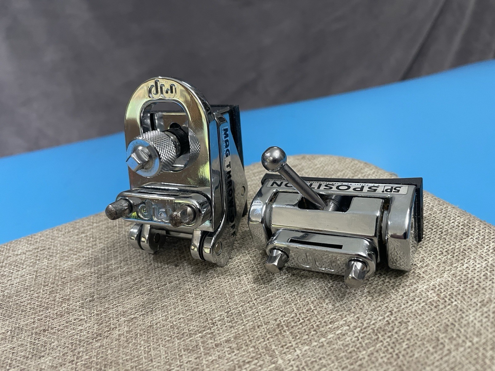 DW Collectors Series MAG Snare Drum Strainer Throwoff and Butt