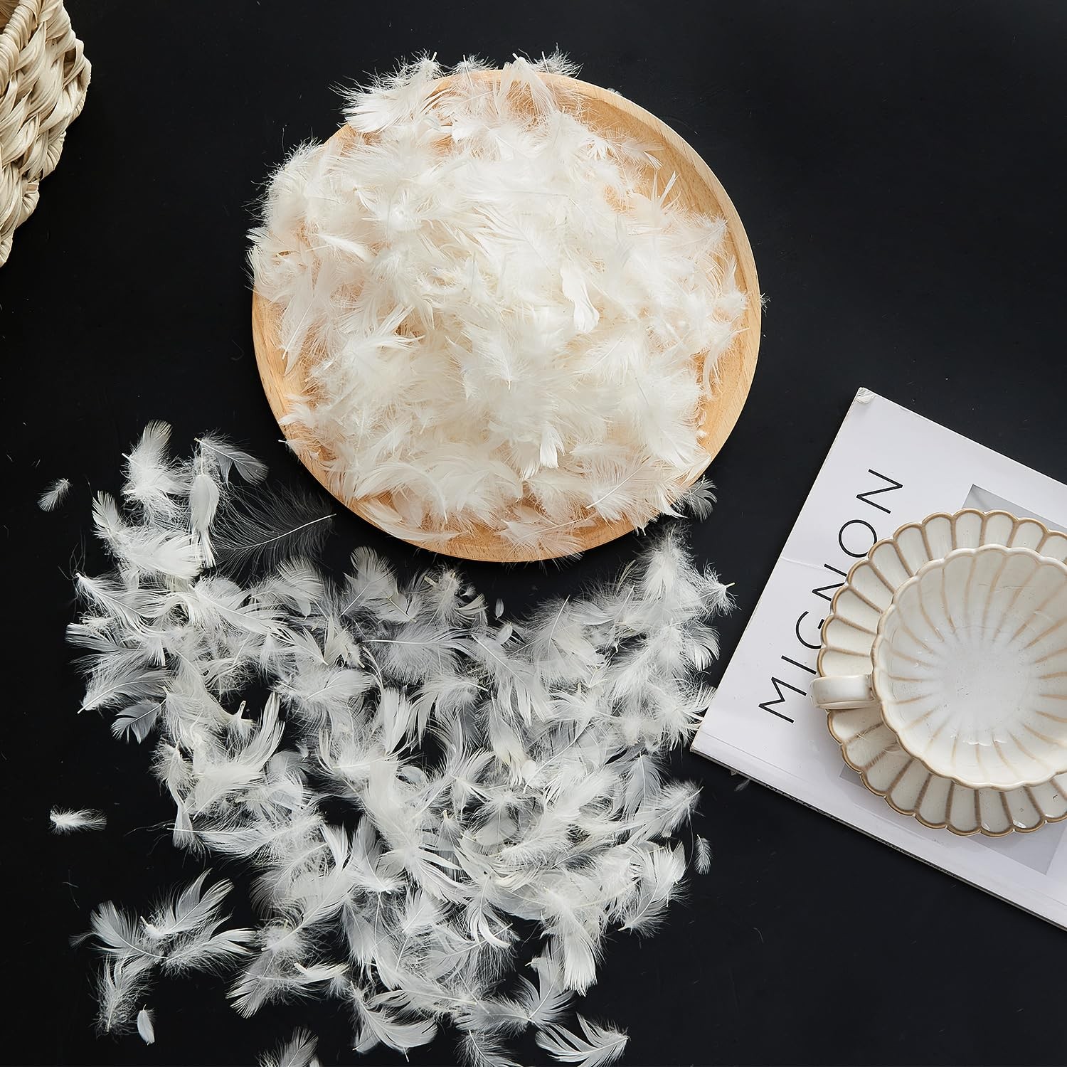 Bulk Goose Down Feather Stuffing & Fill – Hypoallergenic Pillow Filling, Repa...