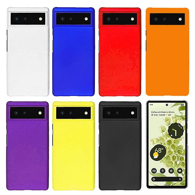 For Google Pixel 6 6Pro 6A Smooth Matte Rubberized hard case Back cover