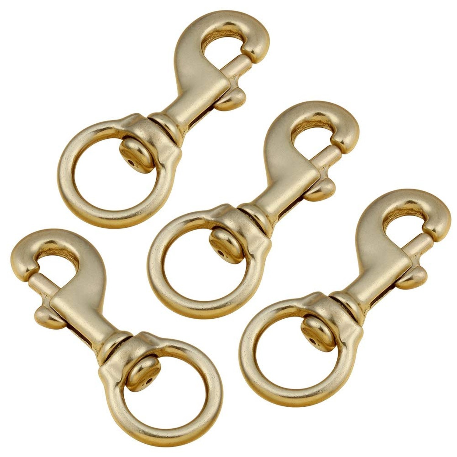 AOWESM Flag Clips Heavy Duty Solid Brass Swivel Snaps Hook for Rope, Flag Pol...