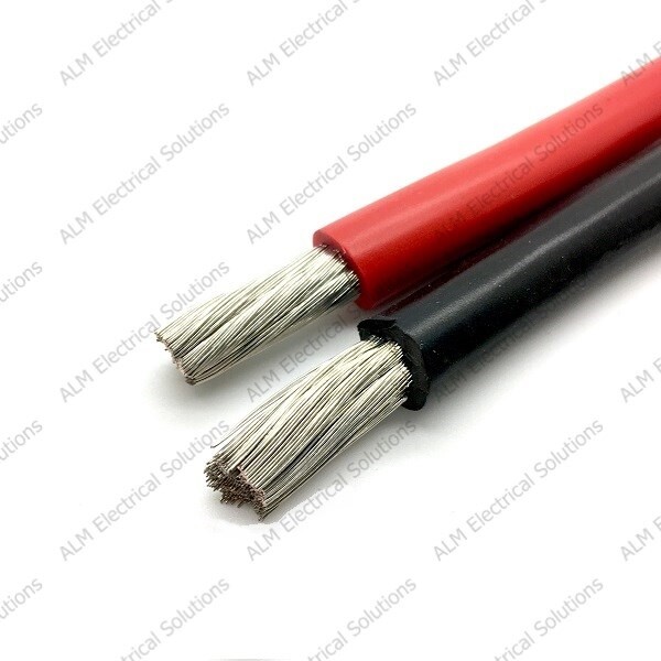 Oceanflex Tinned  16mm² Flexible Marine Battery Cable 110 Amp Black & Red