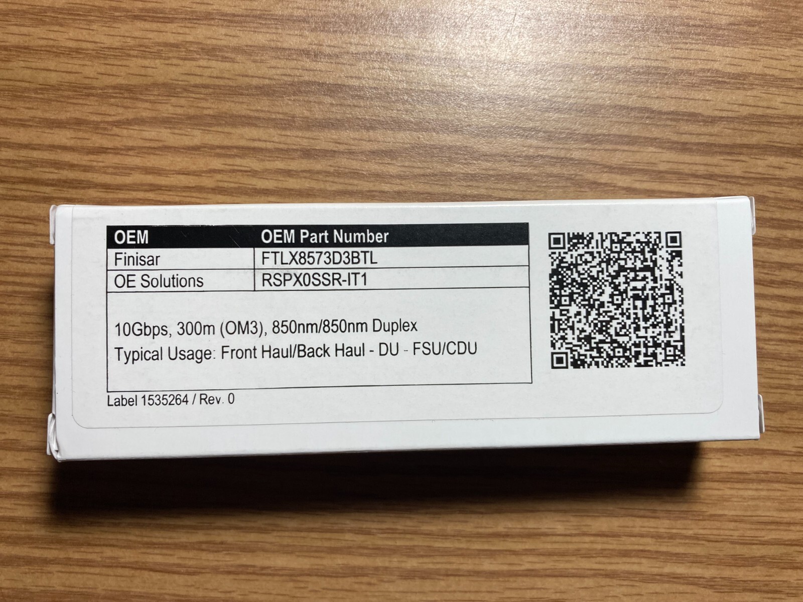 Samsung SFG-AFE000DAVZ Verizon 850nm/850nm Duplex 10Gbps OM3 (300m) DU FSU/CDU