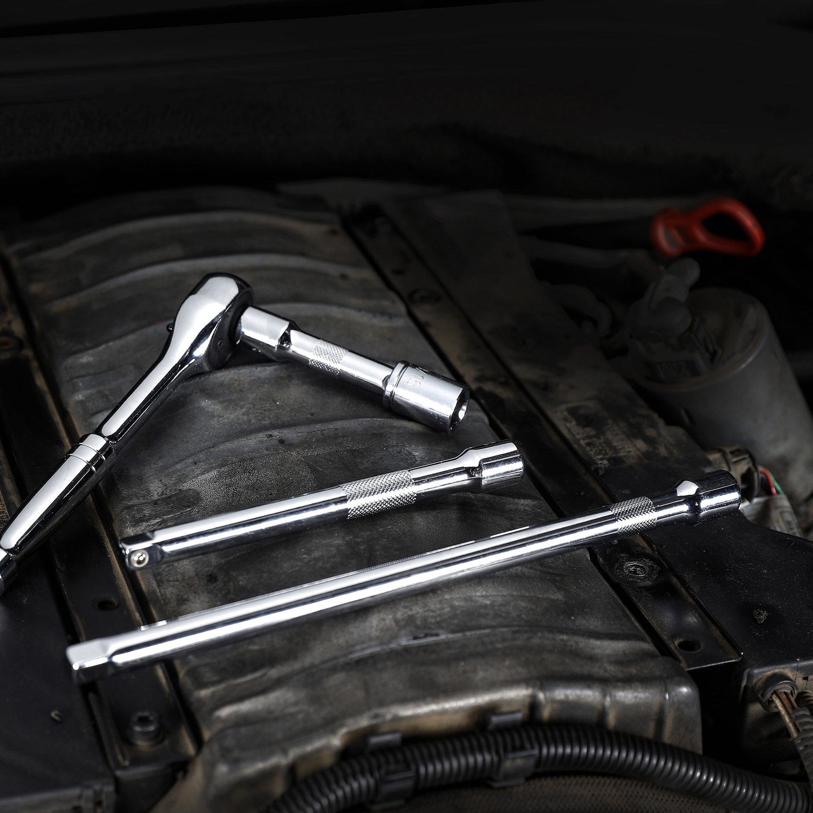 Hyper Tough 3/8-inch Socket Extension Set, 3-Sizes, Model 5807