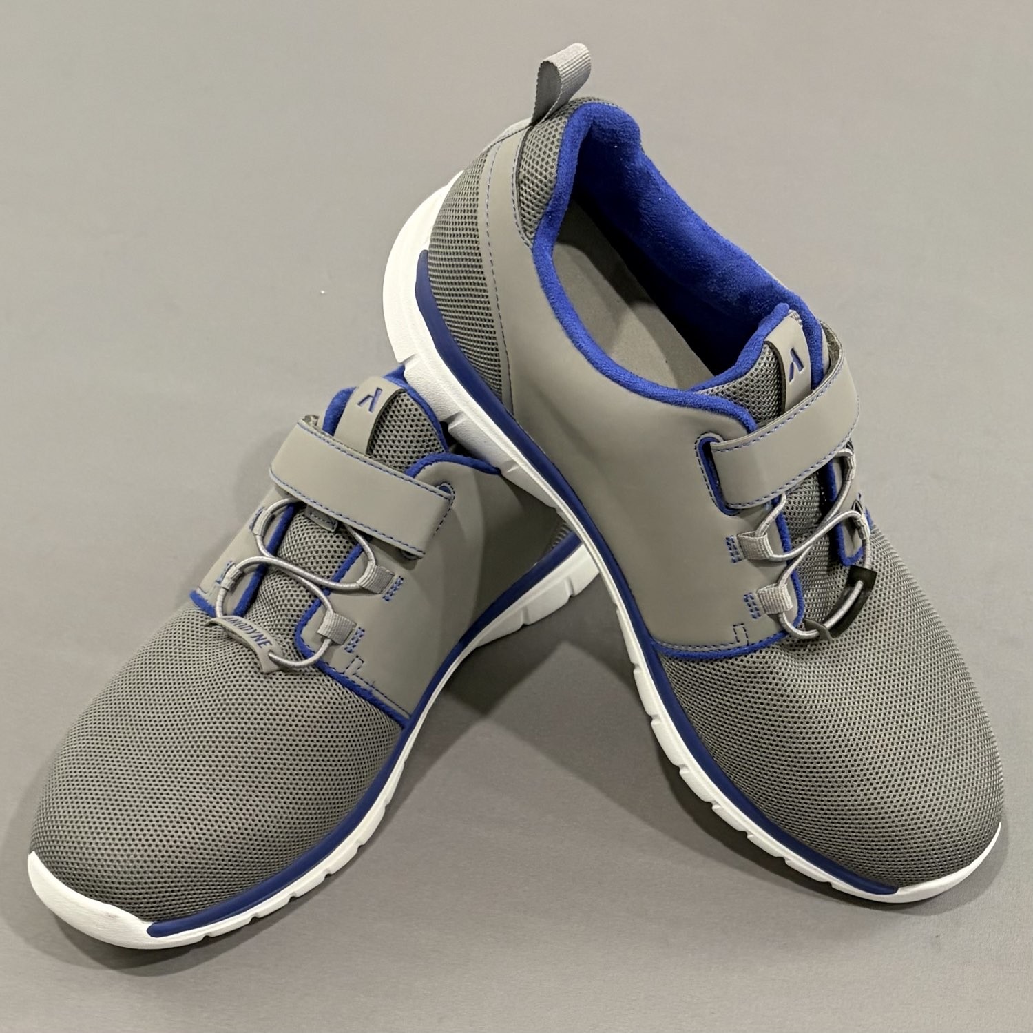 ANODYNE No. 46 Sport Jogger Men's Grey Blue Diabetic Orthopedic Shoes 14W