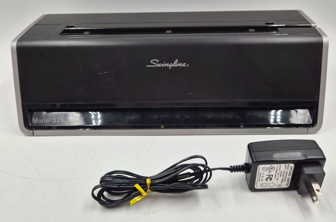 Swingline Model 535 Commercial Electric Punch 28 Sheet Capacity Black Used