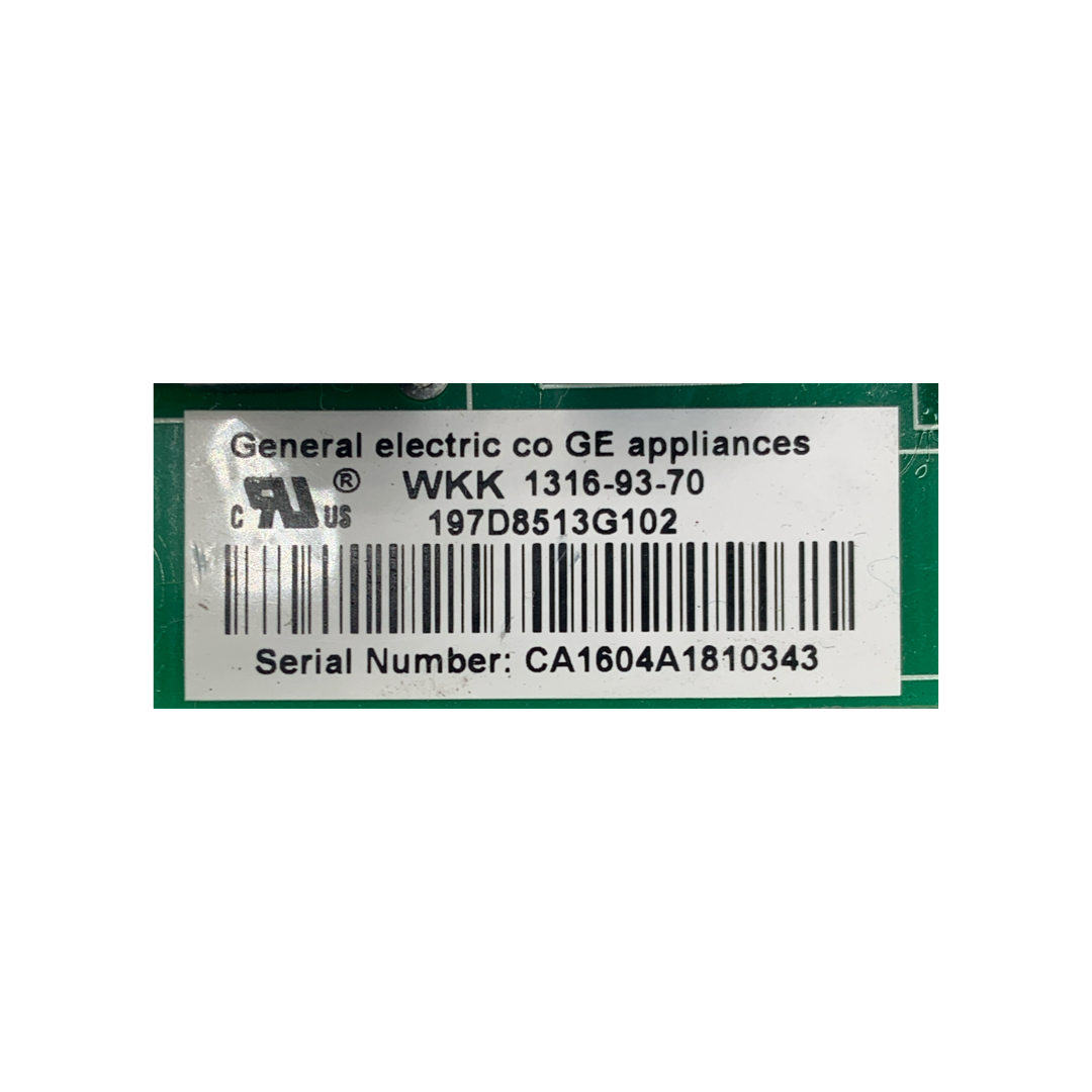 🌟 GE REFRIGERATOR PCB MAIN CONTROL BOARD 197D8513G102