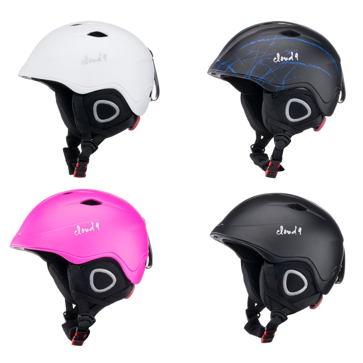 Adjustable Helmet Kids Boys Girls Retro Matte Color Snow/Sport Snowboarding Ski
