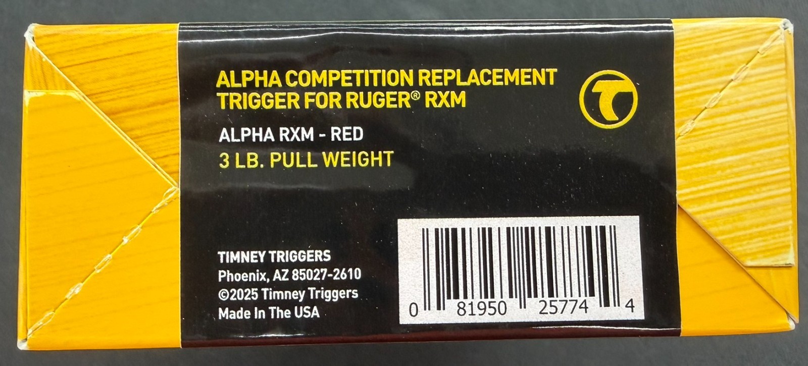 Timney Alpha Competition Trigger for RUGER RXM RED 3# Pull SAME DAY FAST FREE SP