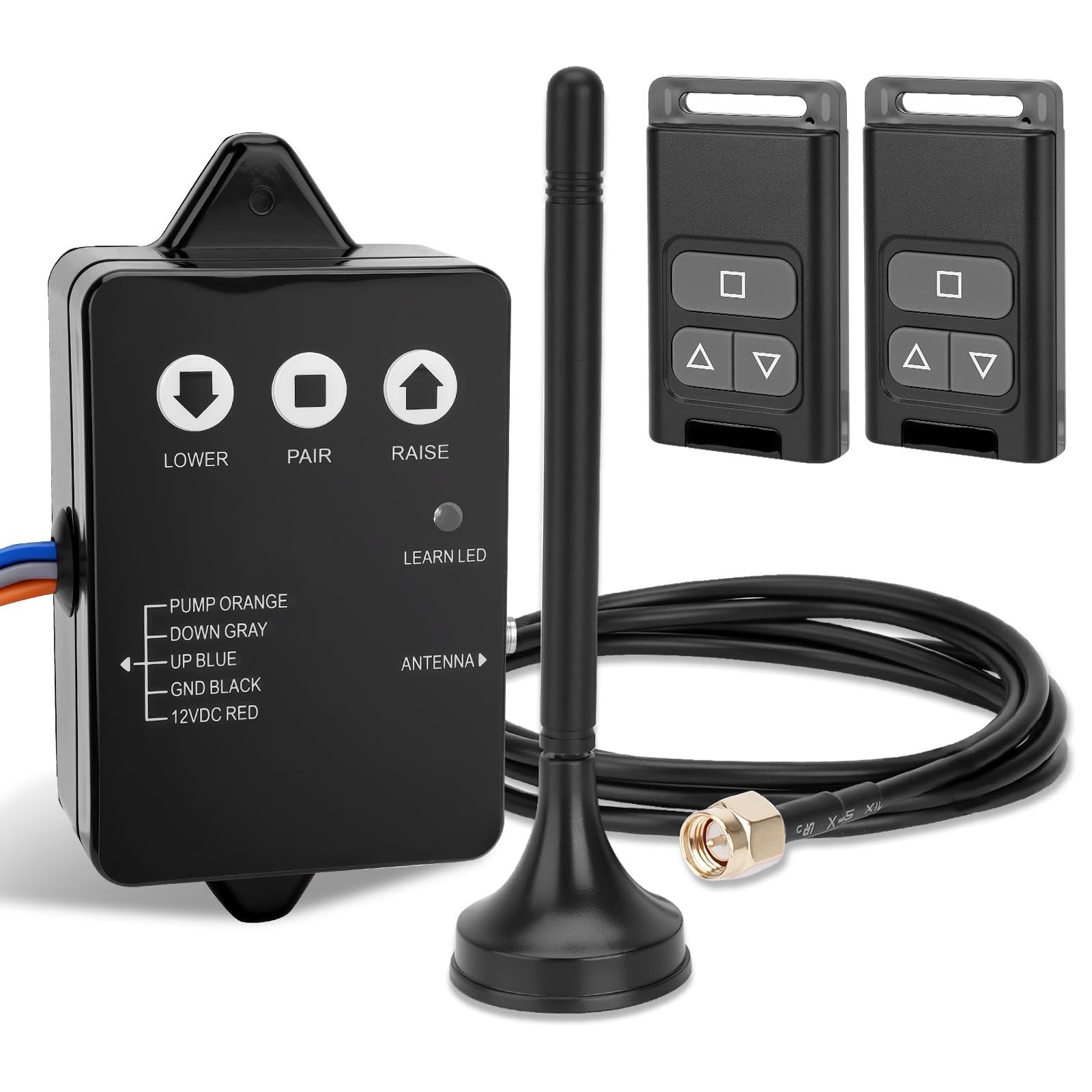 Upgraded Dump Trailer Wireless Remote Kit 12V Hydraulic Pump Winch Control Tilt