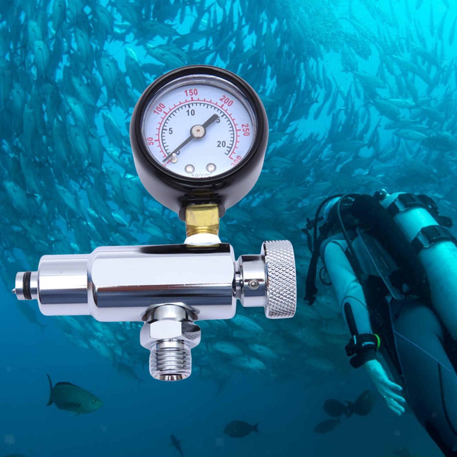 Scuba Diving Regulator Adjustment Tool with Gauge 2ND Stage Equipment