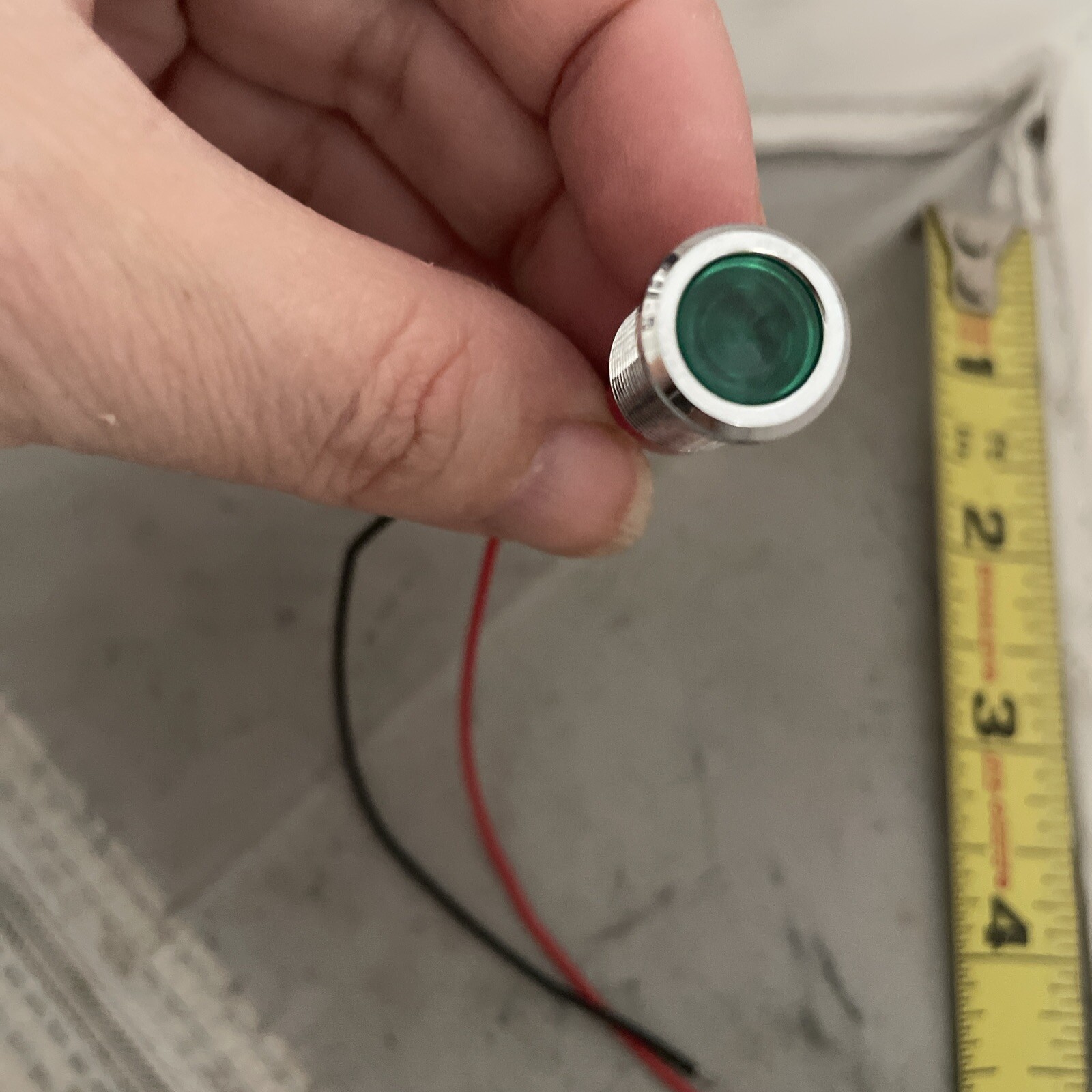 Tiller LED Light (Green)  Dashboard For Pride Mobility Scooter AL47