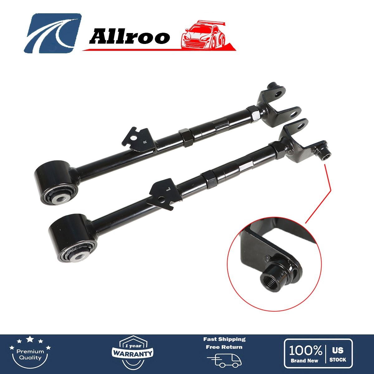 Rear Left Right Lower Forward Control Arm For Honda Accord Acura 2008-2015