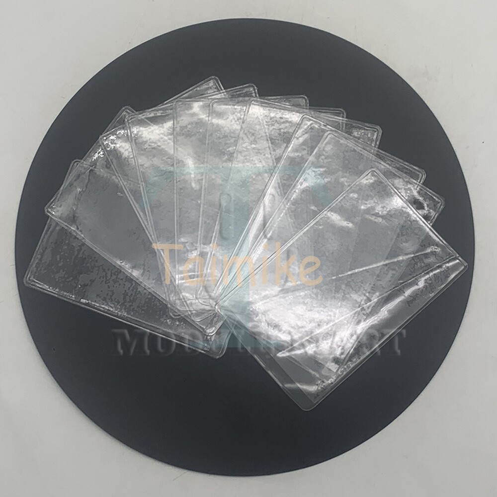 NEW Soft Clear Plastic Card Sleeves Protectors for ID Cards 10PCS