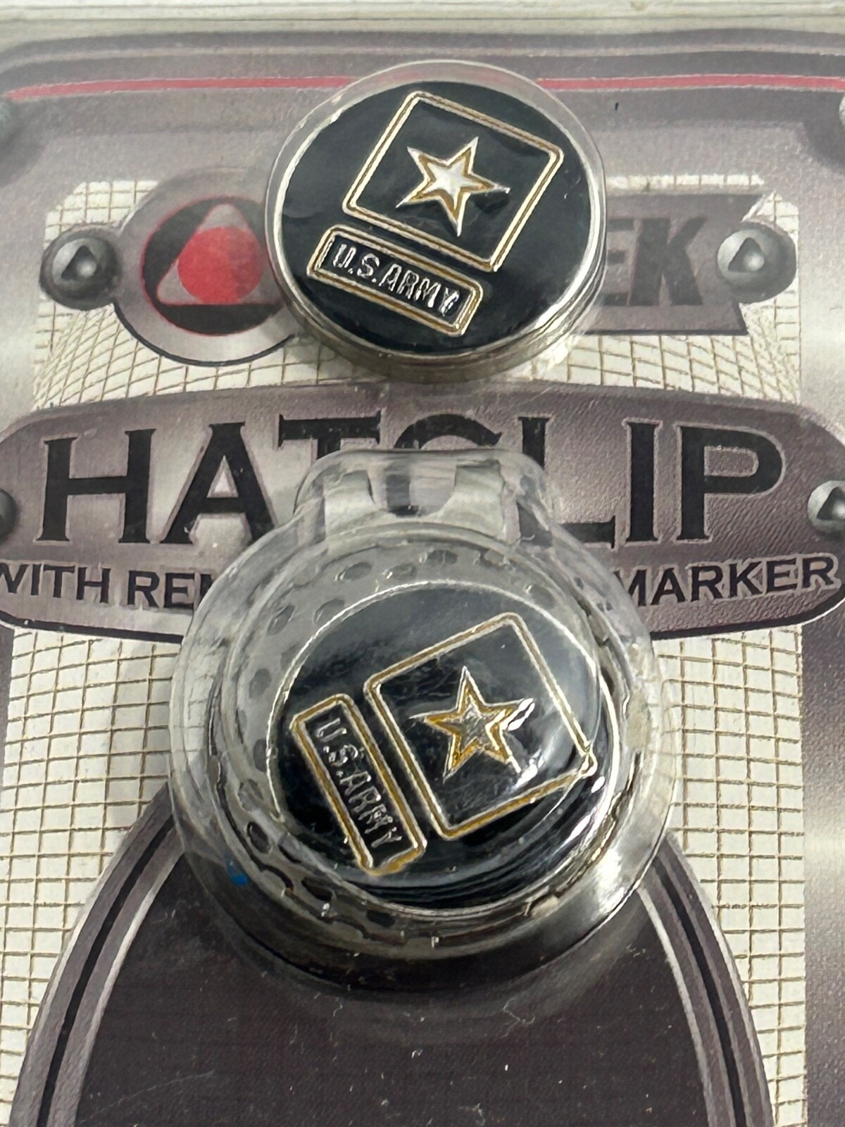 US Army Golf Marker Hat Clip