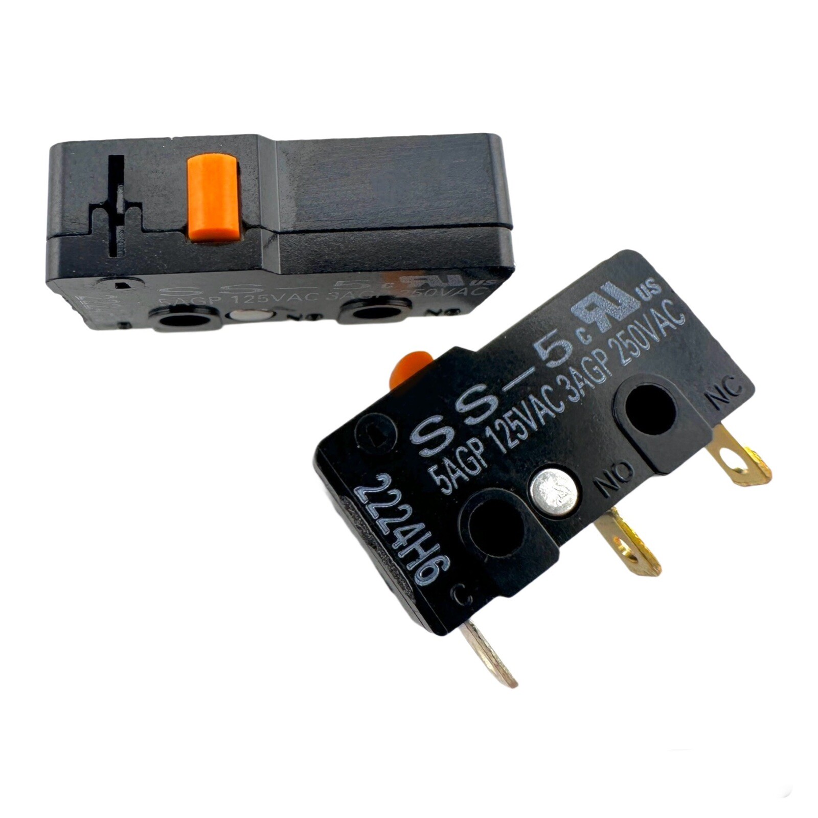 OMRON SS-5 MICRO SWITCH 5A 125VAC 3A 250VAC (2 Pieces) US Stock