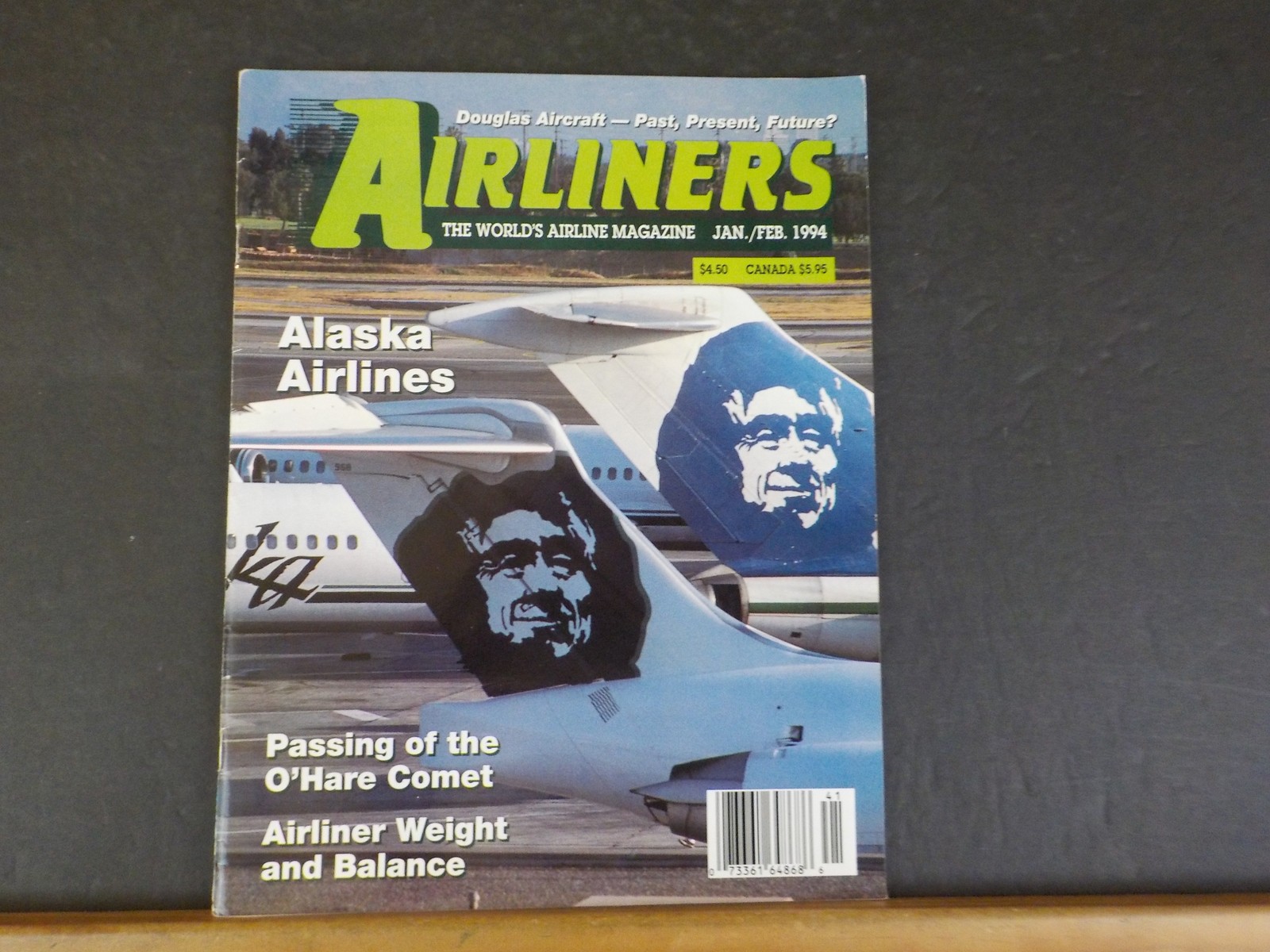 Airliners World’s Airline Magazine 1994 January February Alaska Airlines Weight