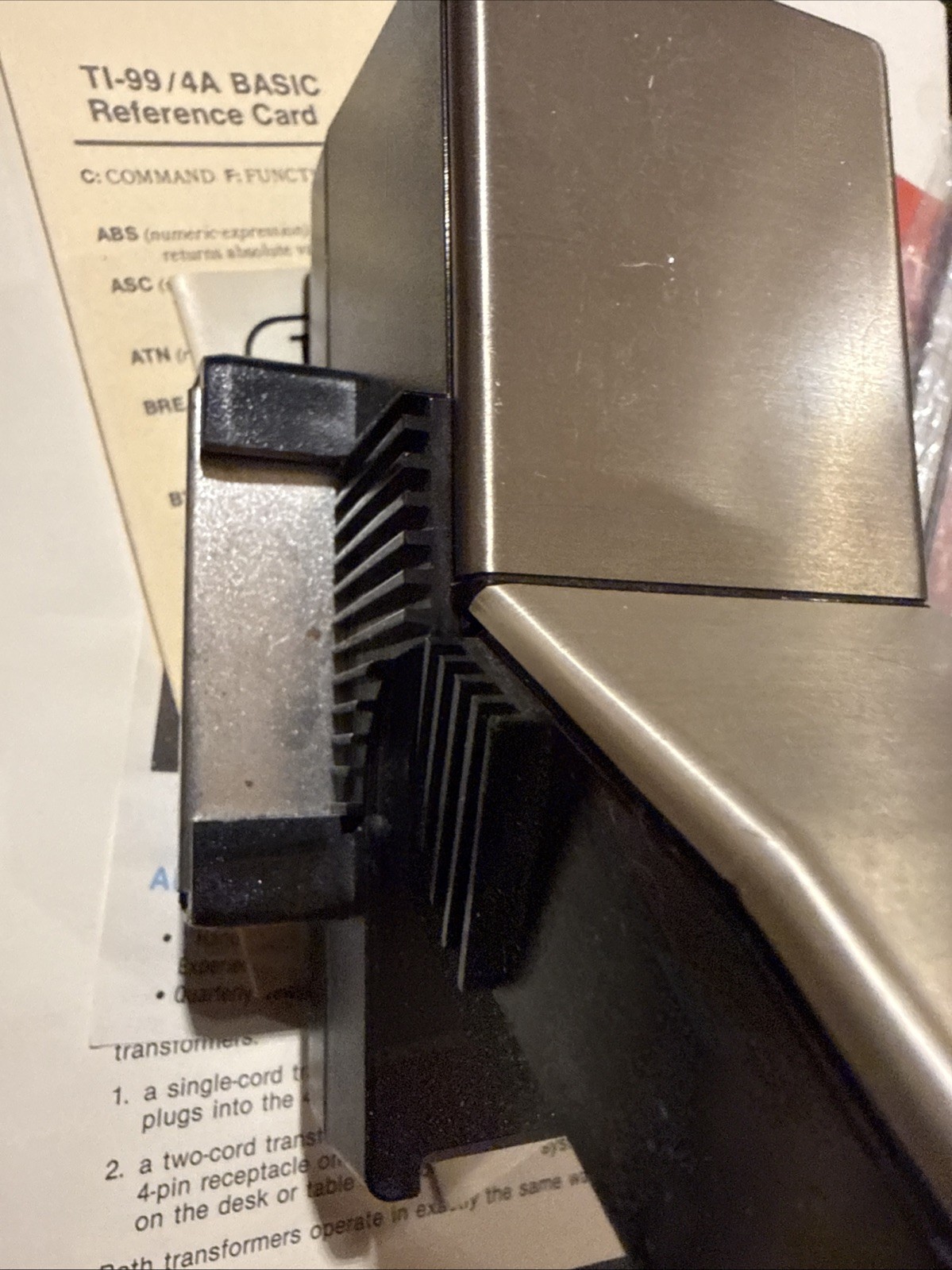 Texas Instruments Speech Synthesizer PHP1500 Untested With Extras As/is