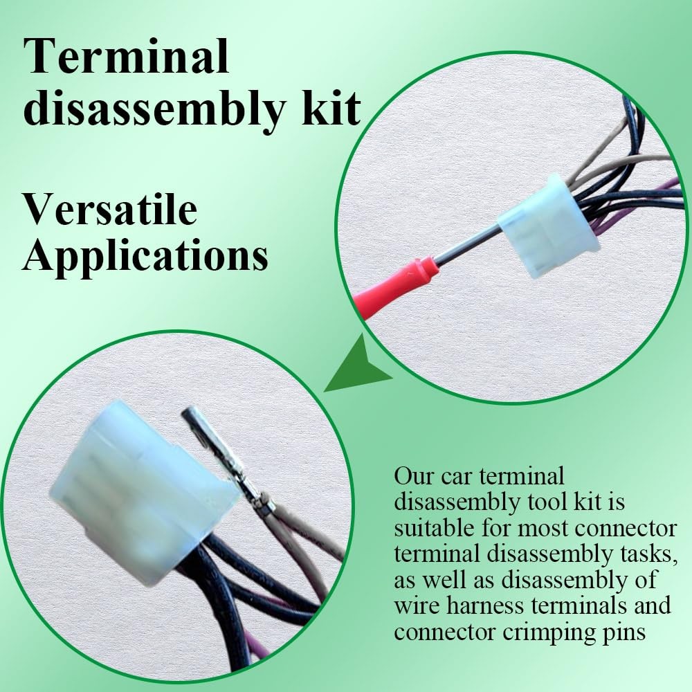 21Pcs Terminal Removal Tool Kit, with Protective