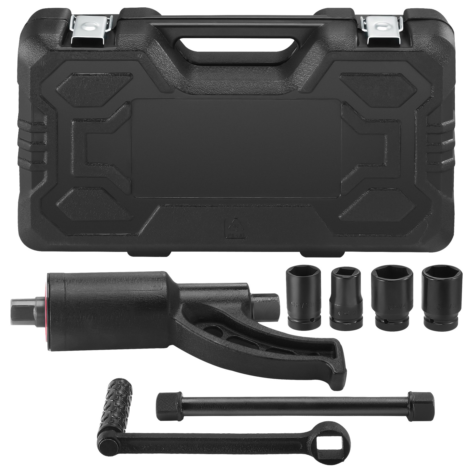 VEVOR Torque Multiplier Wrench Set 1" Drive 1:58 Lug Nut Remover with 4 Sockets