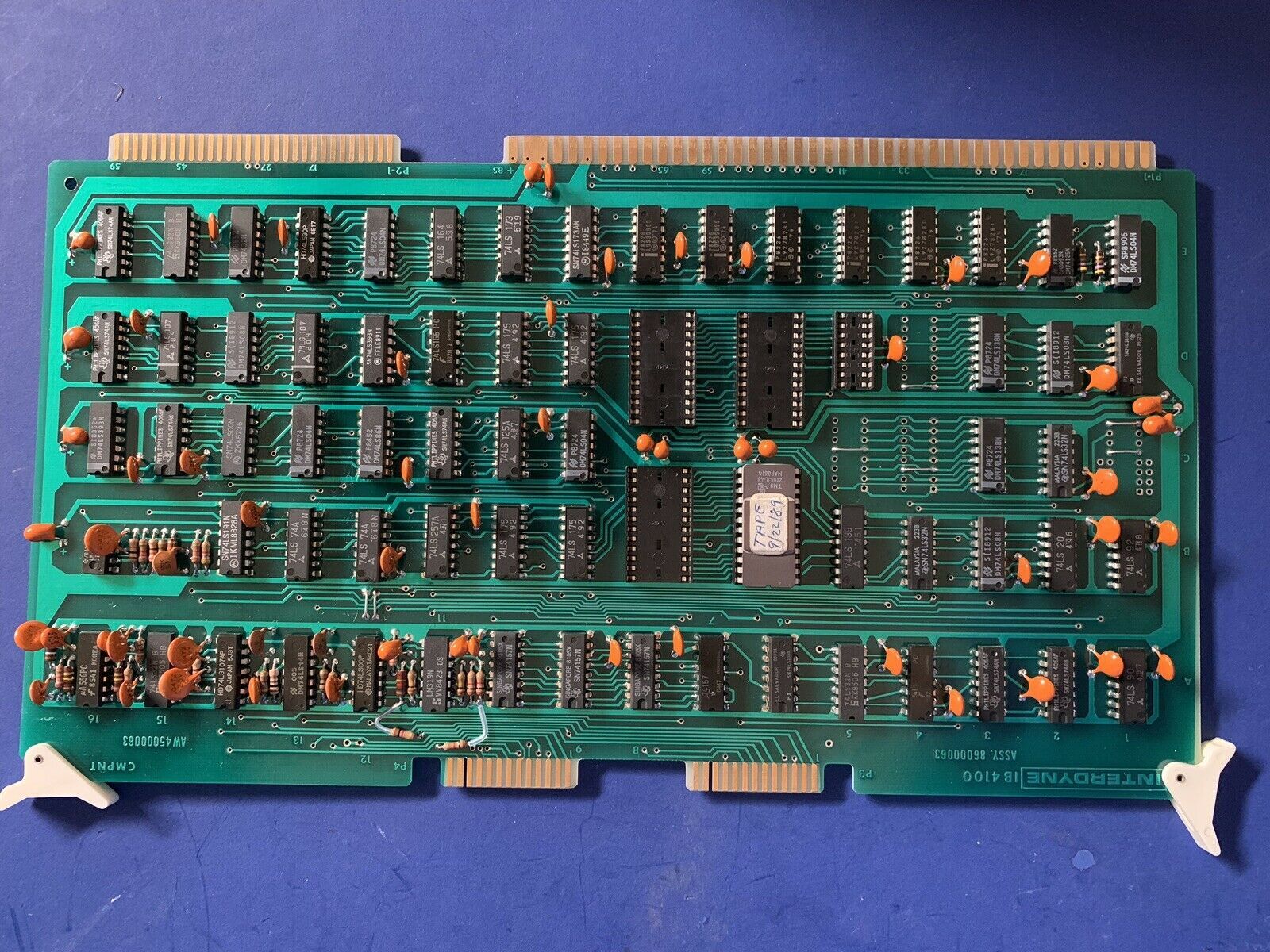INTERDYNE IB4100, Assy 86000063, 880-77-000 Cassette Interface PCB, Used