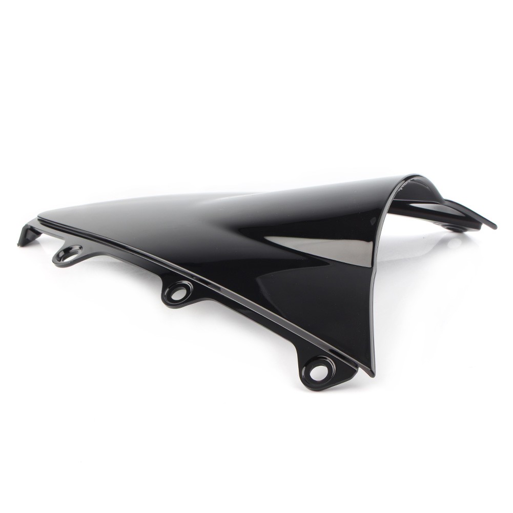black Motorcycle Double Bubble Windshield Windscreen For Honda CBR 300R 2014-20