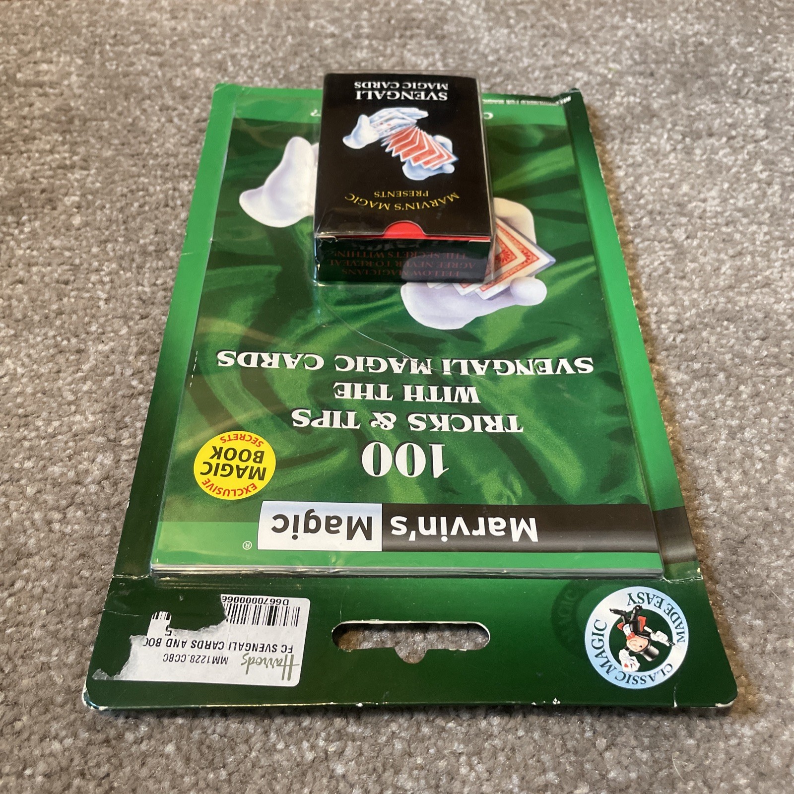 Marvin's Magic Svengali Magic Cards Tricks & Tips Deck Magic Book secrets NEW