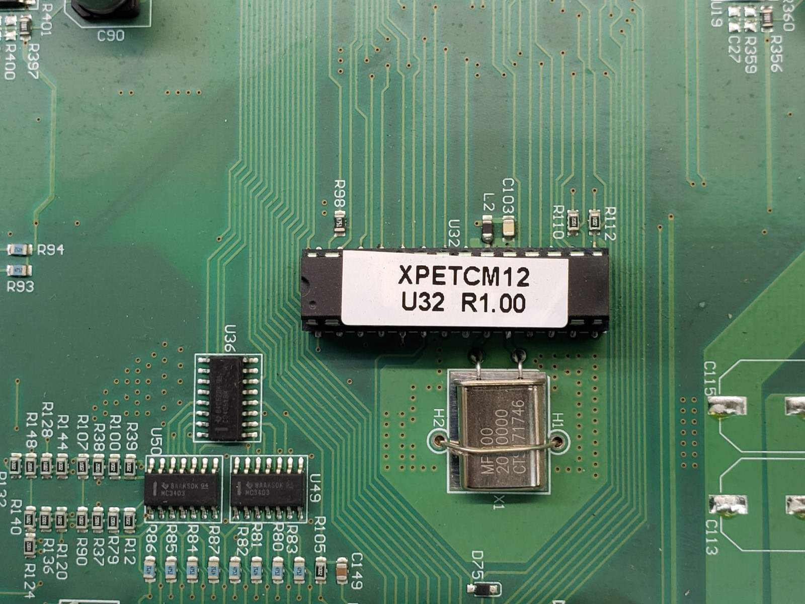 Valcom XPETCM12 Card SILKSCREEN SA-STA25V 2020 U32 R1.00 SW HW 003 R