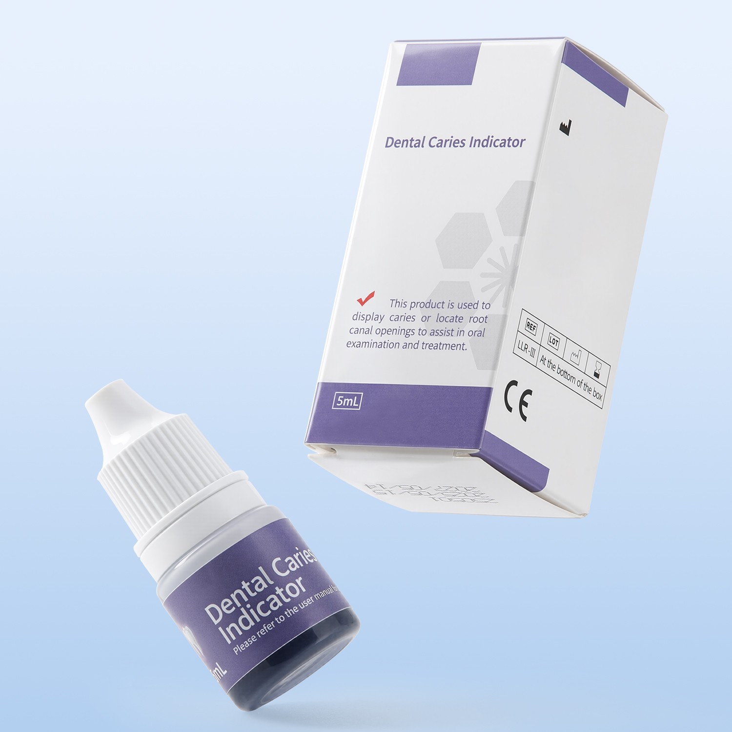 5ml Pack Caries Indicator Dye Dentin Caries Detector Locating Root Canal Orifice