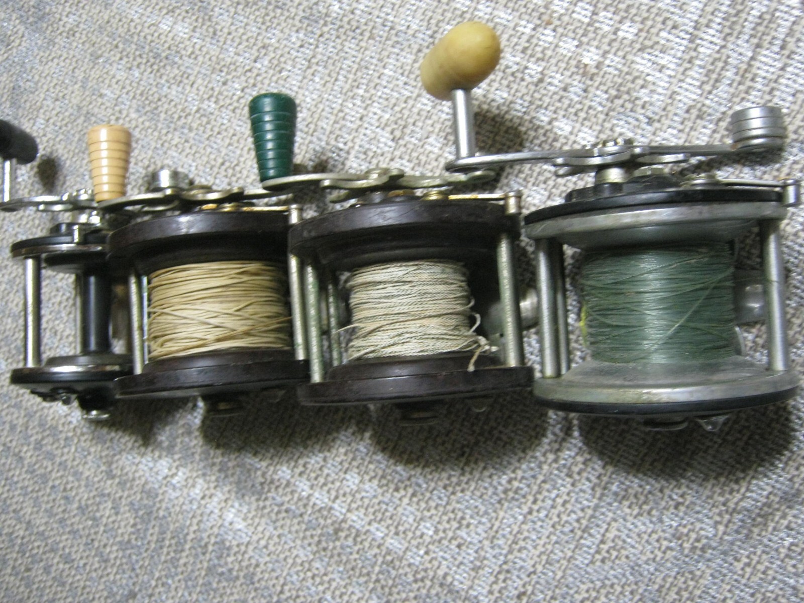 Lot of 4 Penn Fishing Reels, Levelwind, NO 85 (x2) and Long Beach