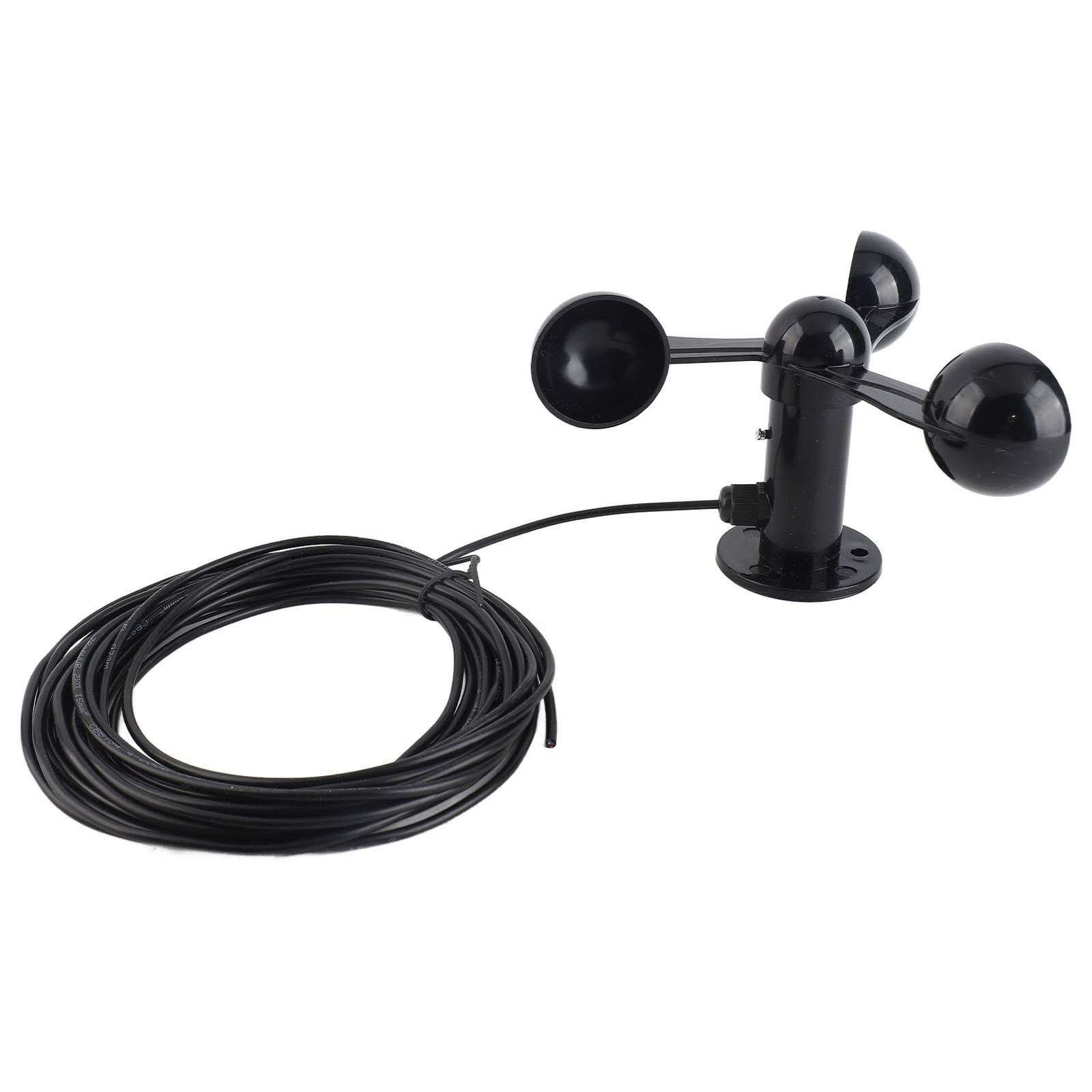 Anemometer Sensor Wind Speeds Cup With 8M Water Resistant Cable 4cm Mounting