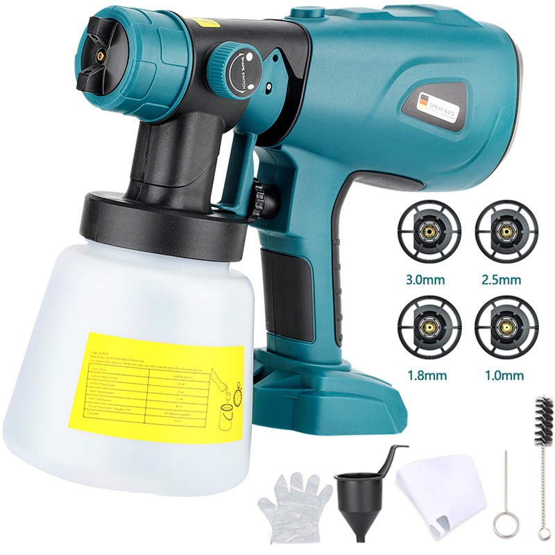 Cordless Paint Sprayer for Bosch 18V Li-ion Battery Handheld Paint Gun Painter
