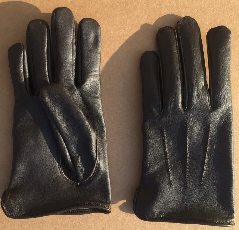 UK BRITISH OFFICER LEATHER GLOVES