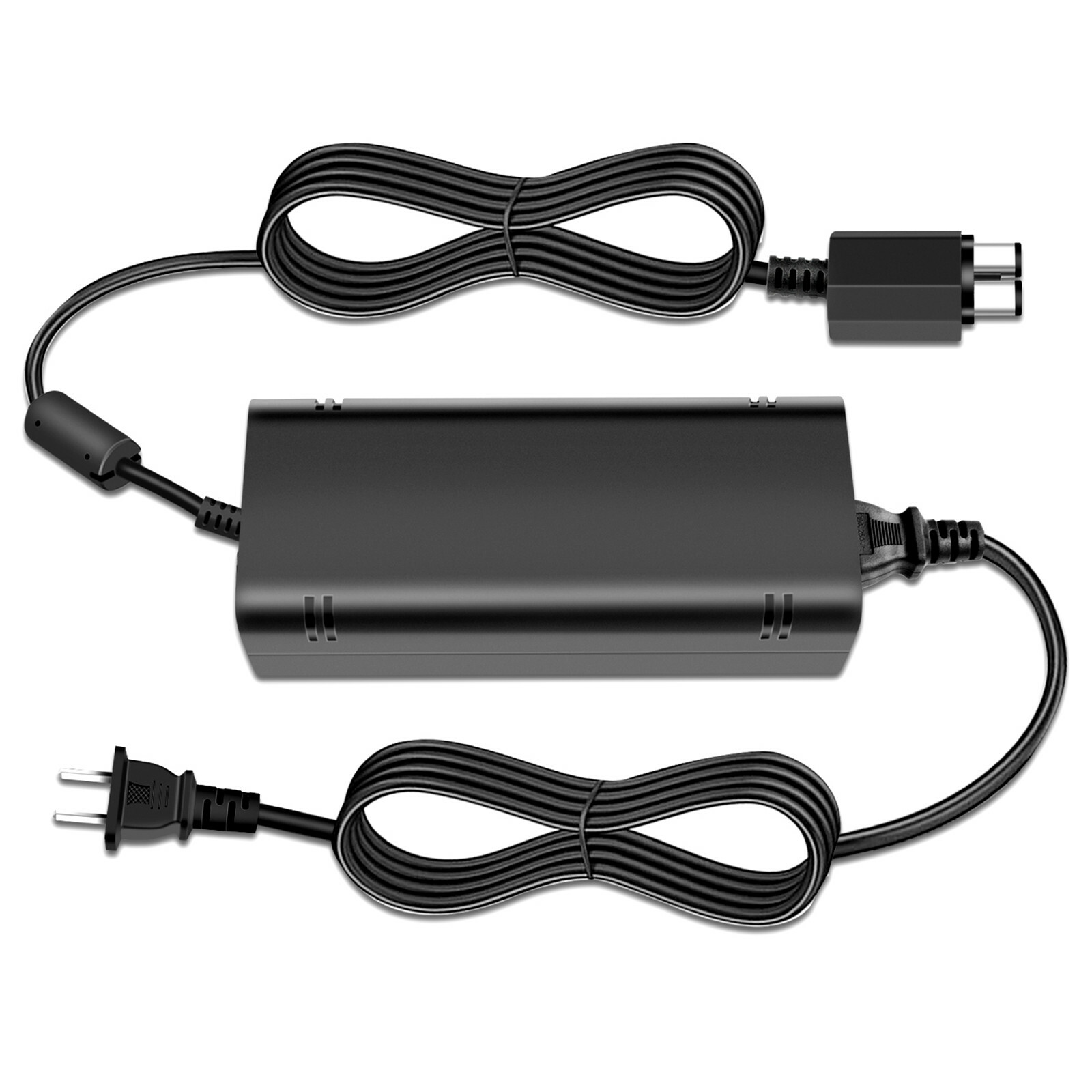 New Fit Xbox 360 Slim Power Supply Adapter Box Replacement + Power Cord Cable