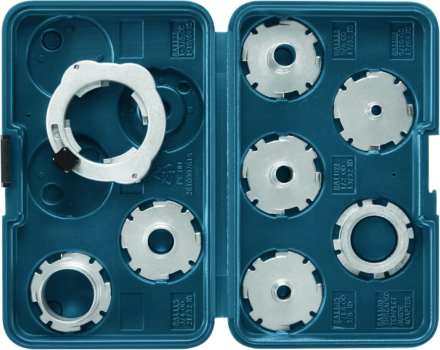8-Piece Router Template Guide Set RA1128