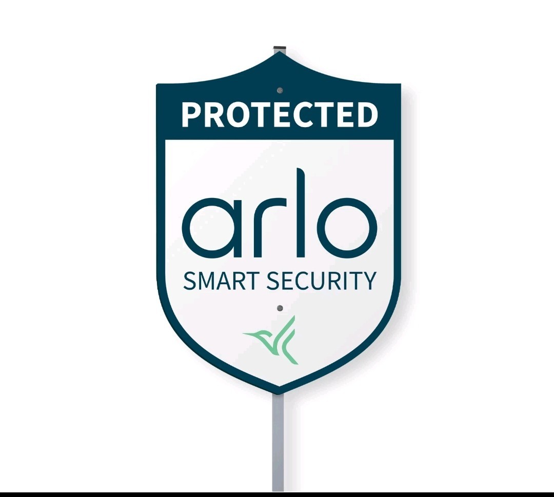 Arlo Smart Security Yard Sign and 1 Window Decal
