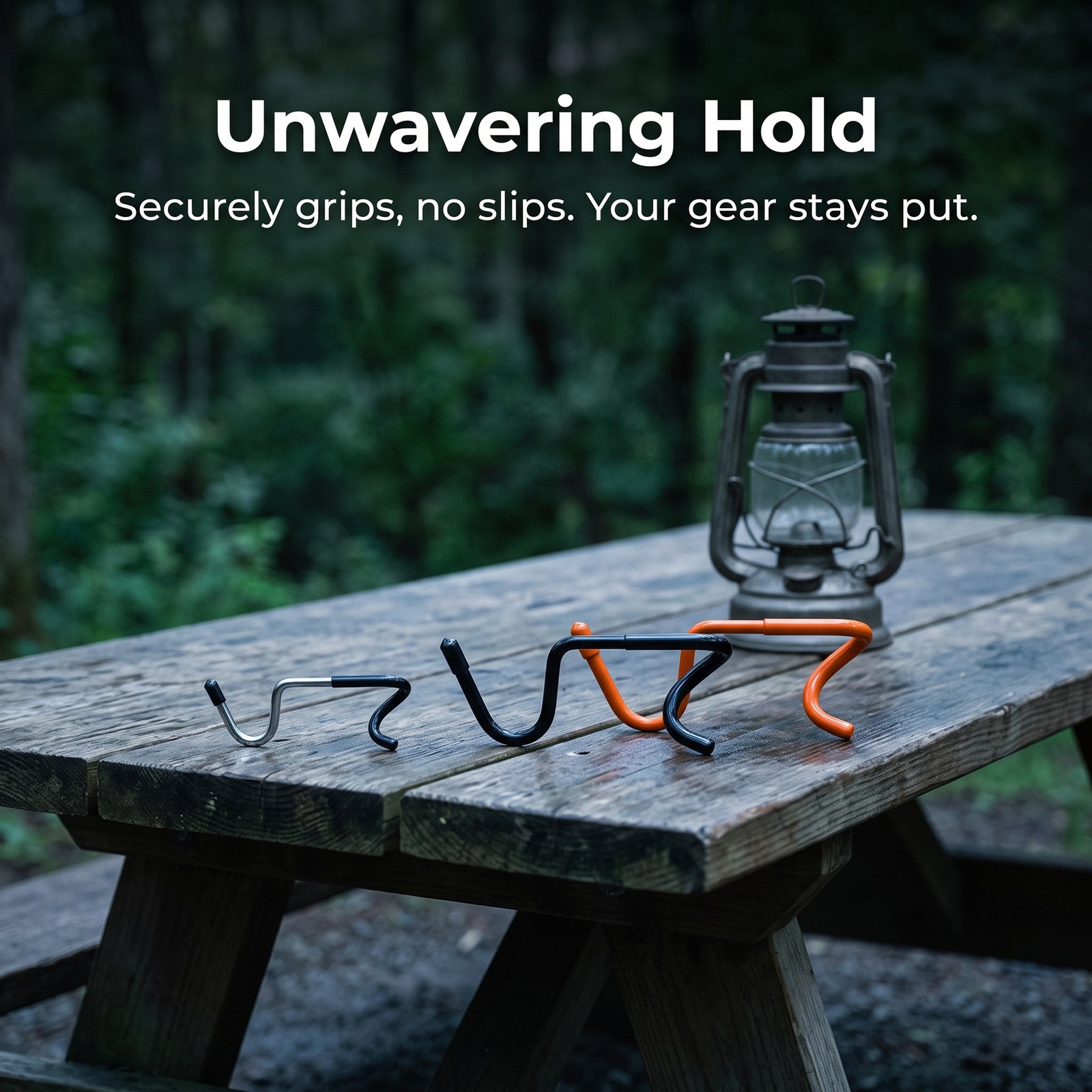 Camping Lantern Hook Hangers, Non-Slip Outdoor Lamp Hanger for Camping