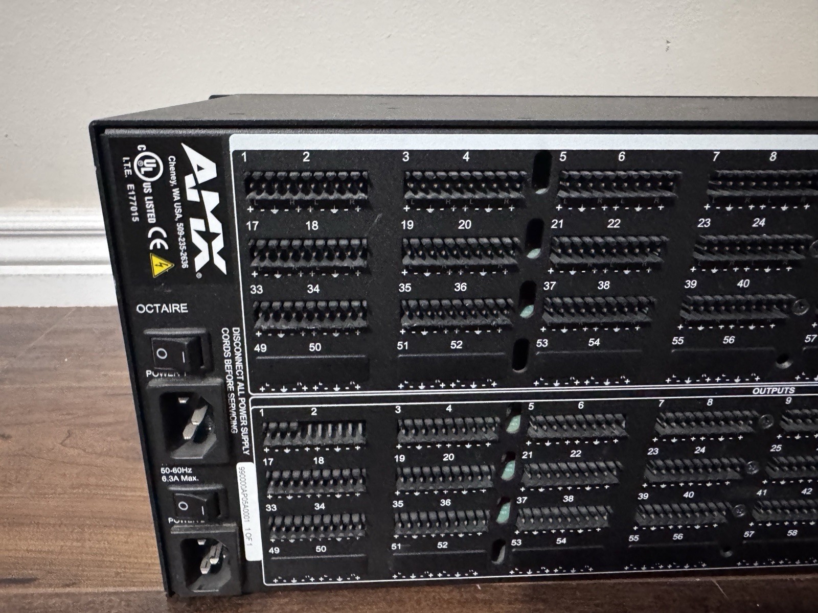 AMX AutoPatch Octaire 48x48 Matrix Switcher Tested Working Enterprise AV