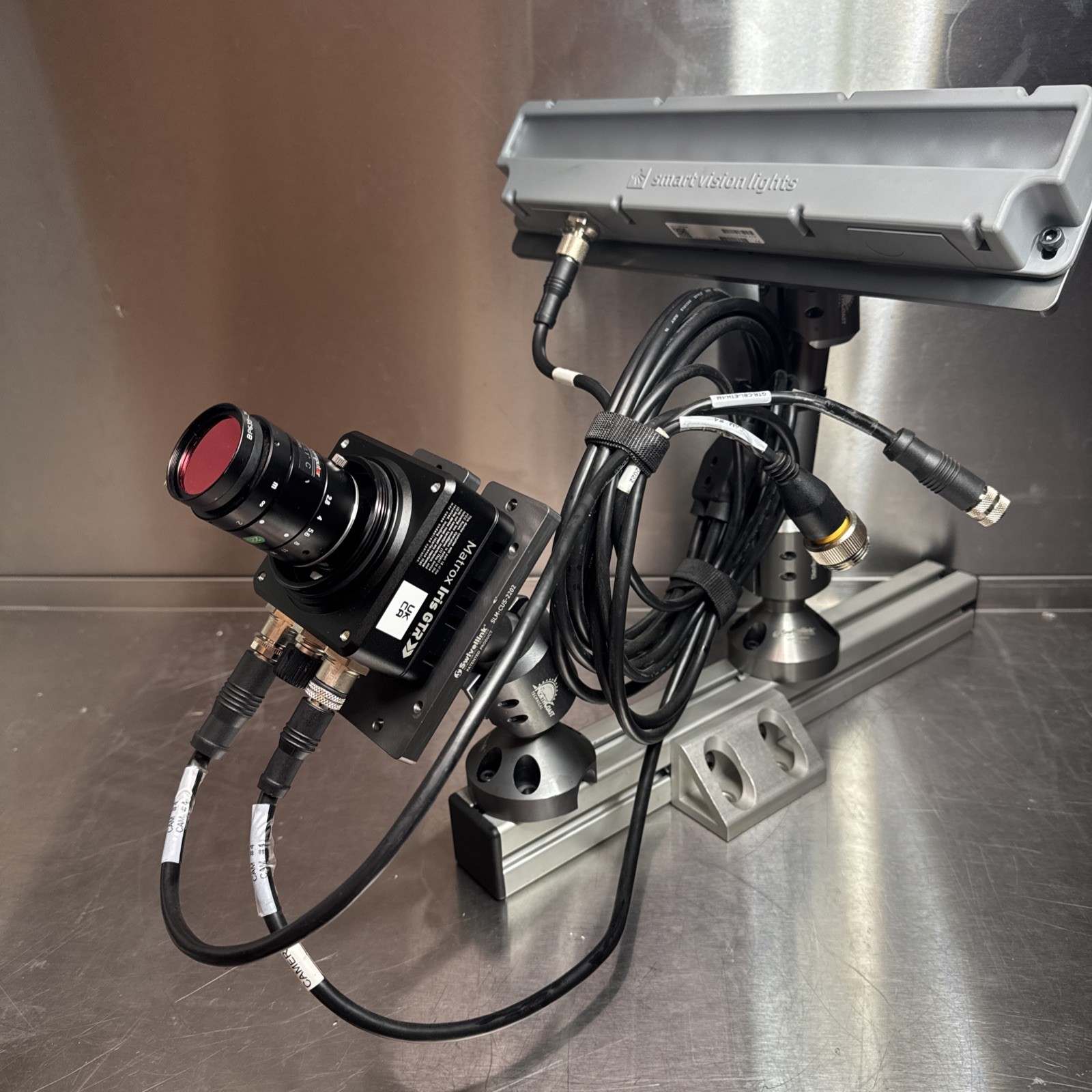 Matrox Iris GTR5000 GMX Camera with Computar 1:2.8 Lens + Smartvision Assembled