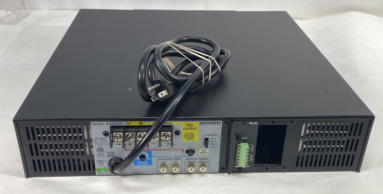 Bogen M-Class M450 - amplifier
