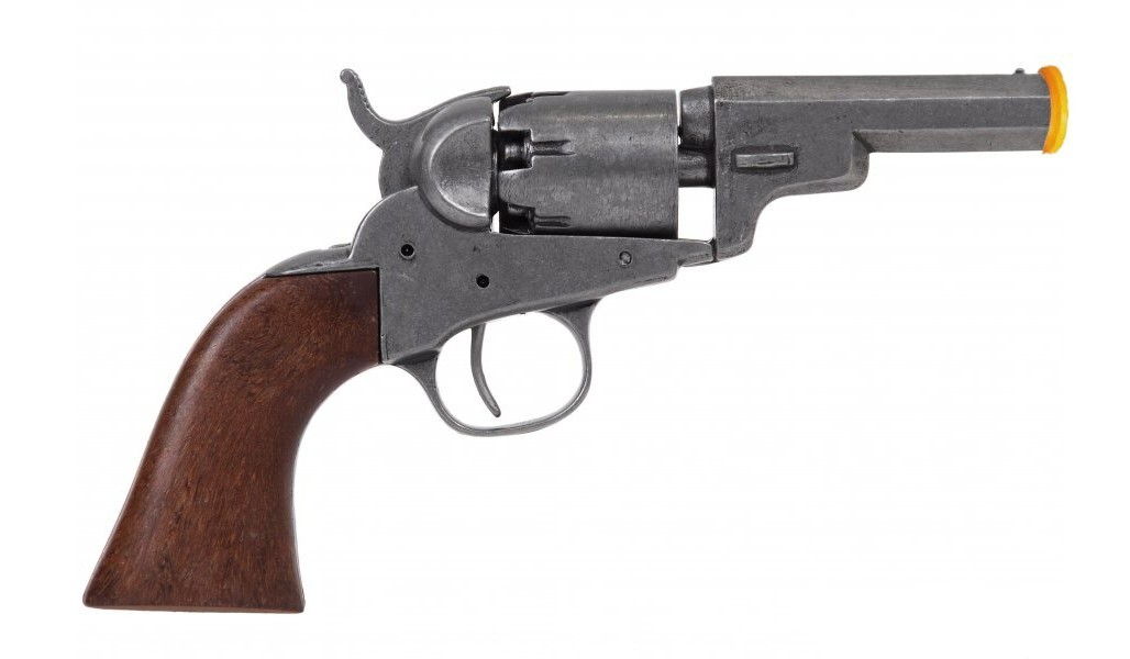 Denix Civil War Wells Fargo M1849 Pocket Old West Non-Firing Revolver Replica