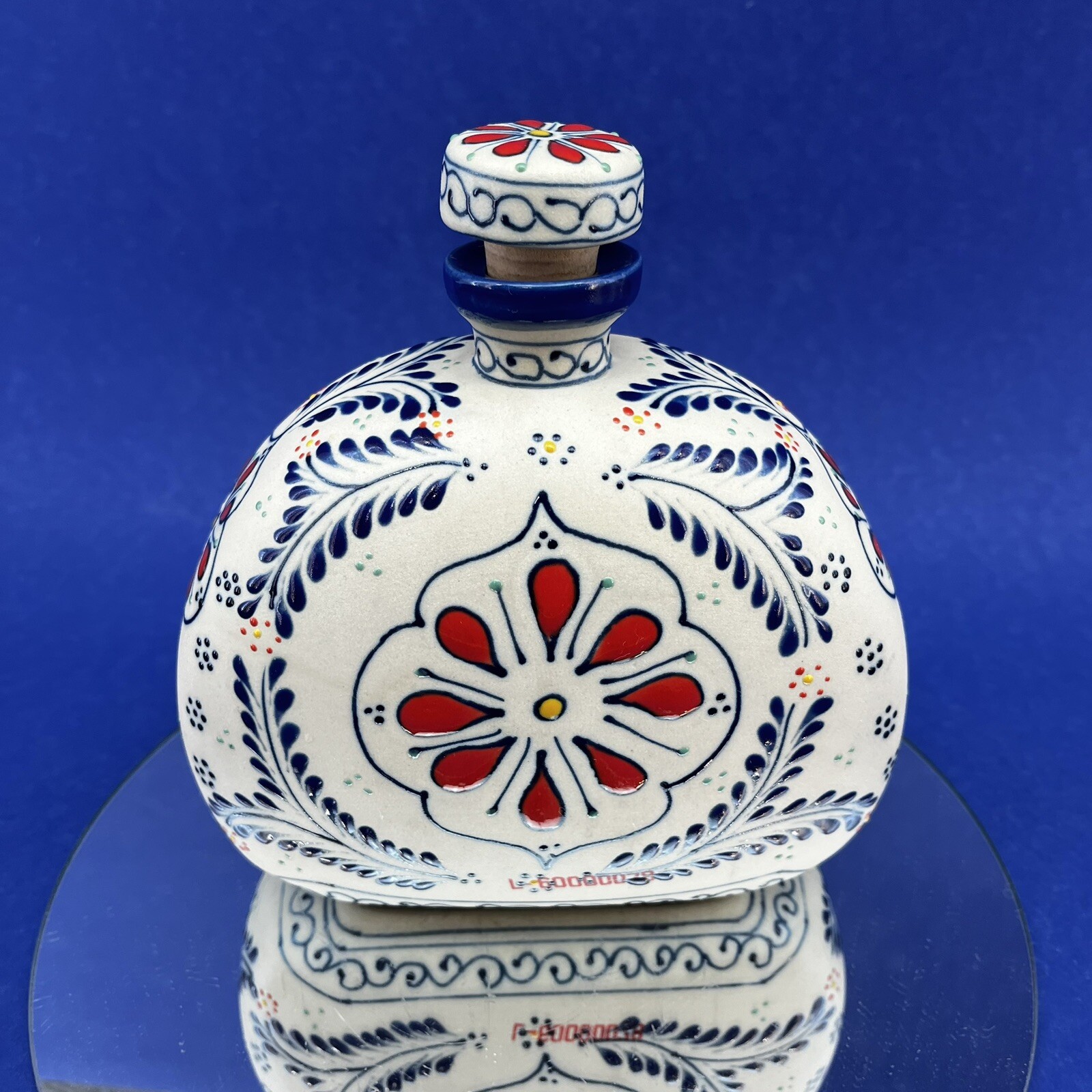 Anejo Limited Edition Casa Cofradia Empty Tequila Pottery Art Bottle Mexico