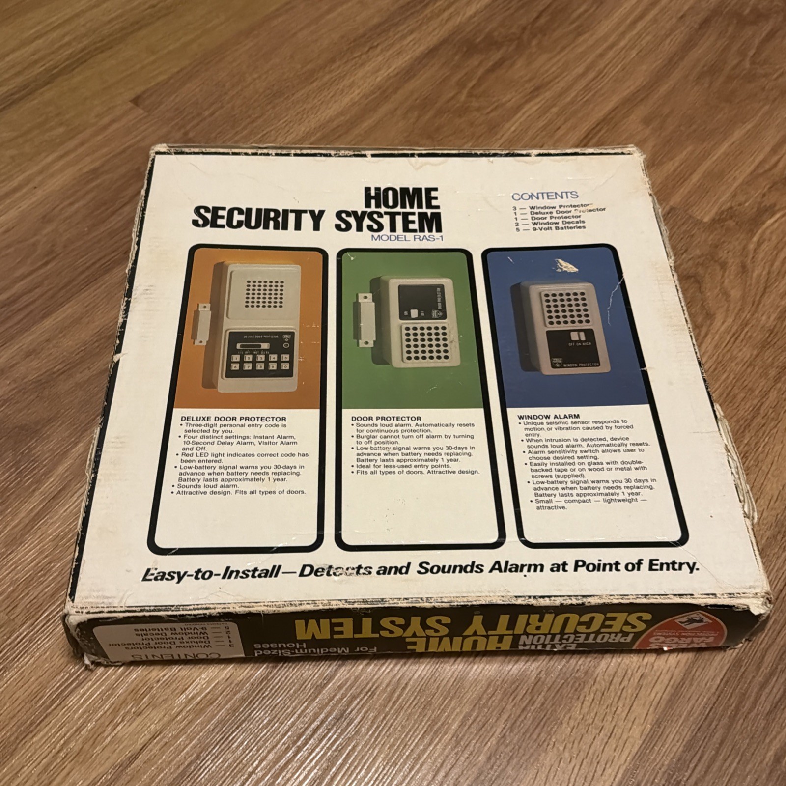 Vintage Never Installed Wells Fargo Security System Model RAS-1 Medium Size Home