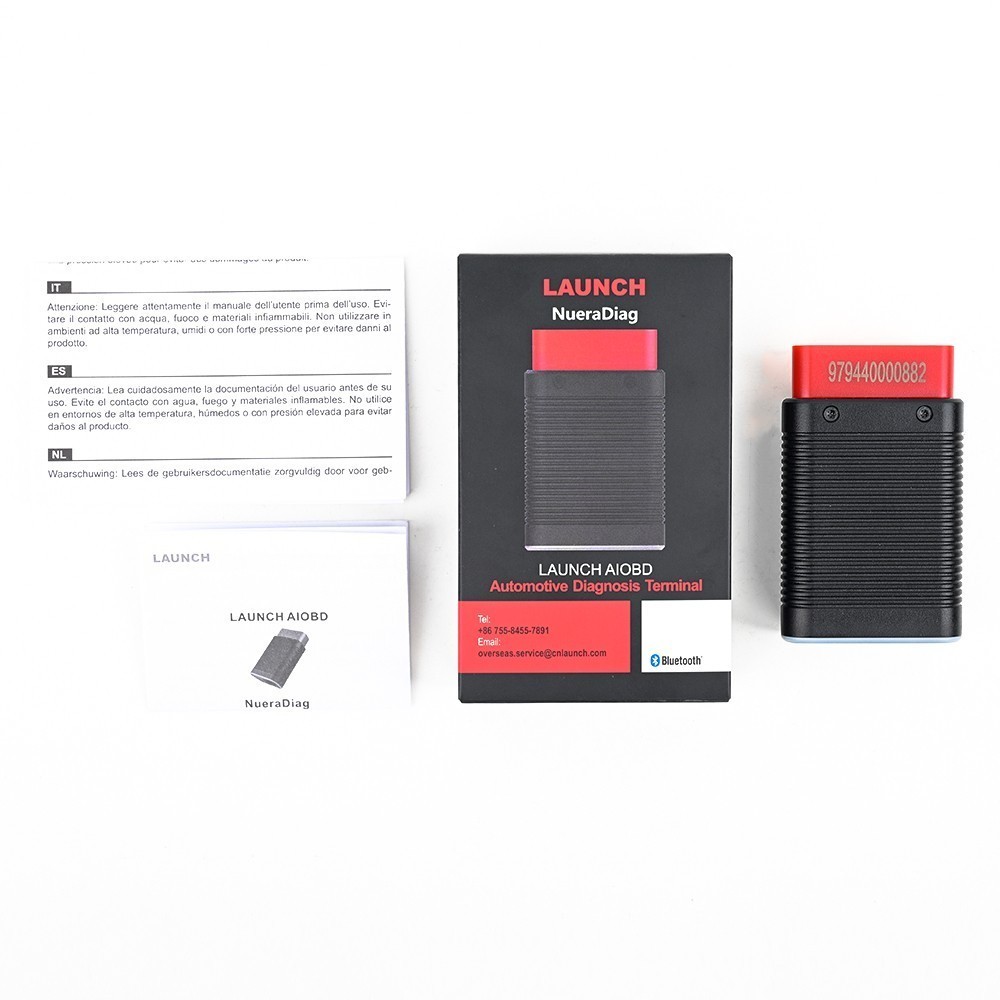 LAUNCH AIOBD Mini Bluetooth OBD2 Diagnostic Tool Scanner for Android iOS